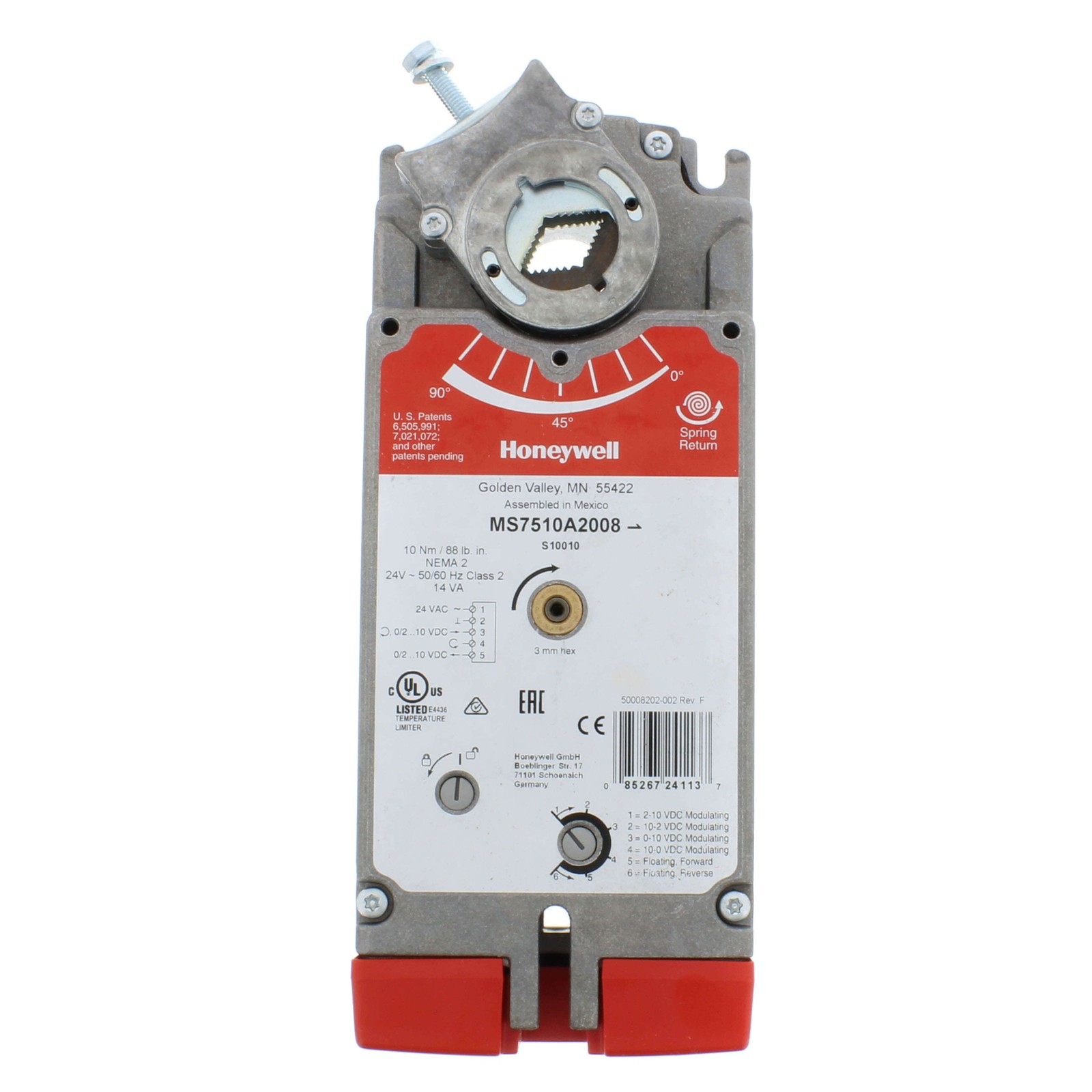 Honeywell MS7510W2008 Actuator