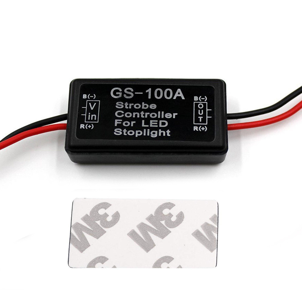 4 PCS Flash Strobe Controller Box Flasher Module for LED Brake Tail Stop Light