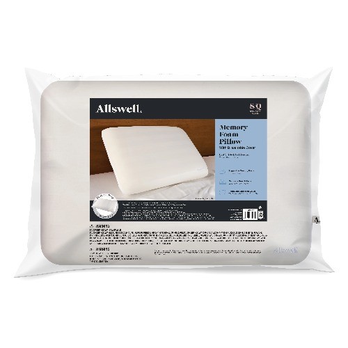 Allswell Memory Foam Pillow, Breathable, Pressure-Relieving Support
