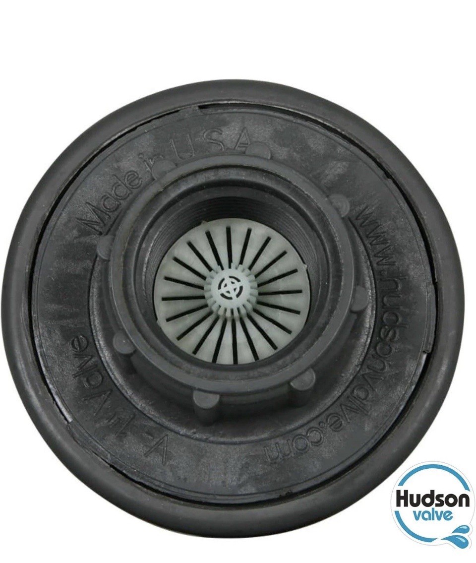 Compact Hudson Tank Valve - Nylon Resin, Easy Install for Livestock & Fountains