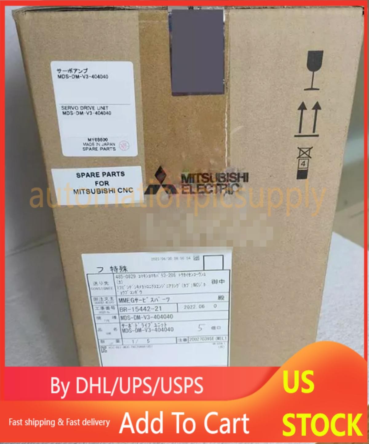 NEW Mitsubishi Servo Driver MDS-DM-V3-404040 MDSDMV3-404040