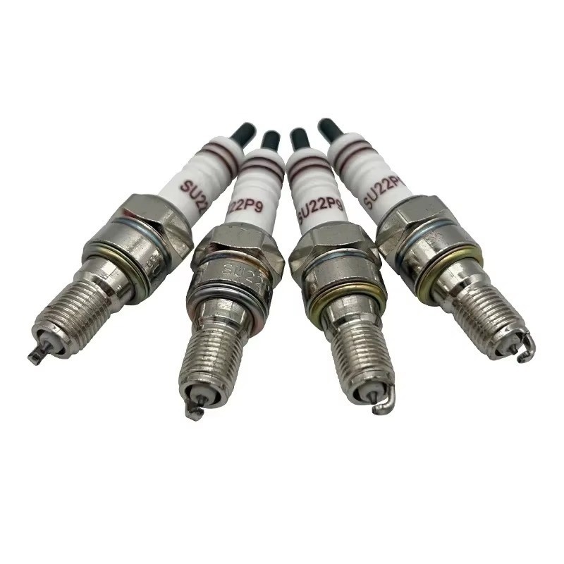 4pcs High Performance Spark Plug Set Compatible with Multiple Motorcycle Models