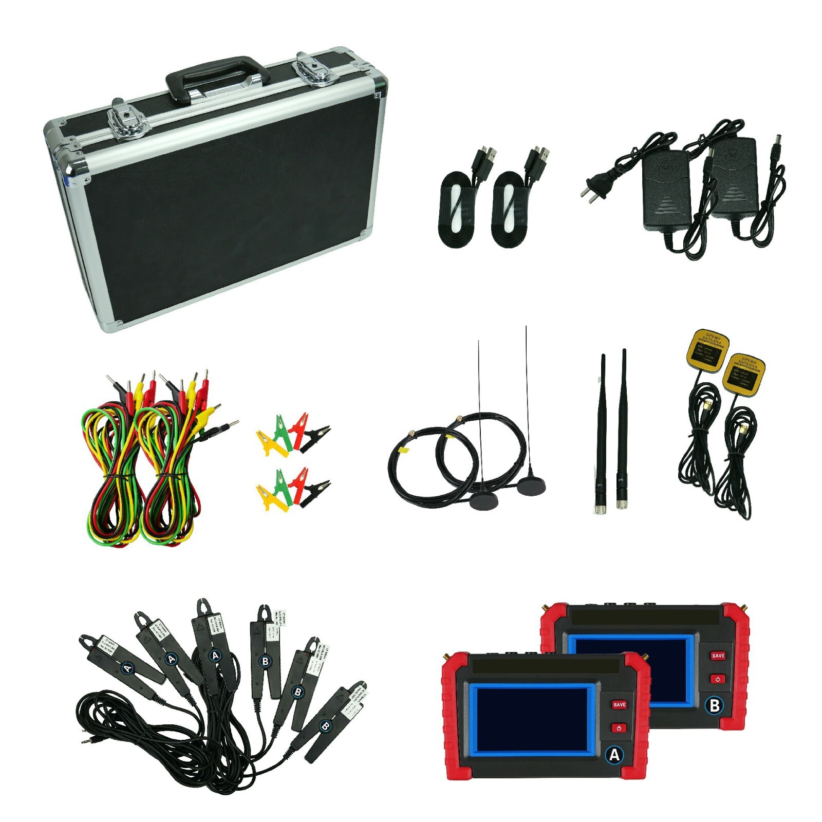Wireless Three Phase Digital Phase Voltmeter PT Secondary Admittance 1.0mS～100mS