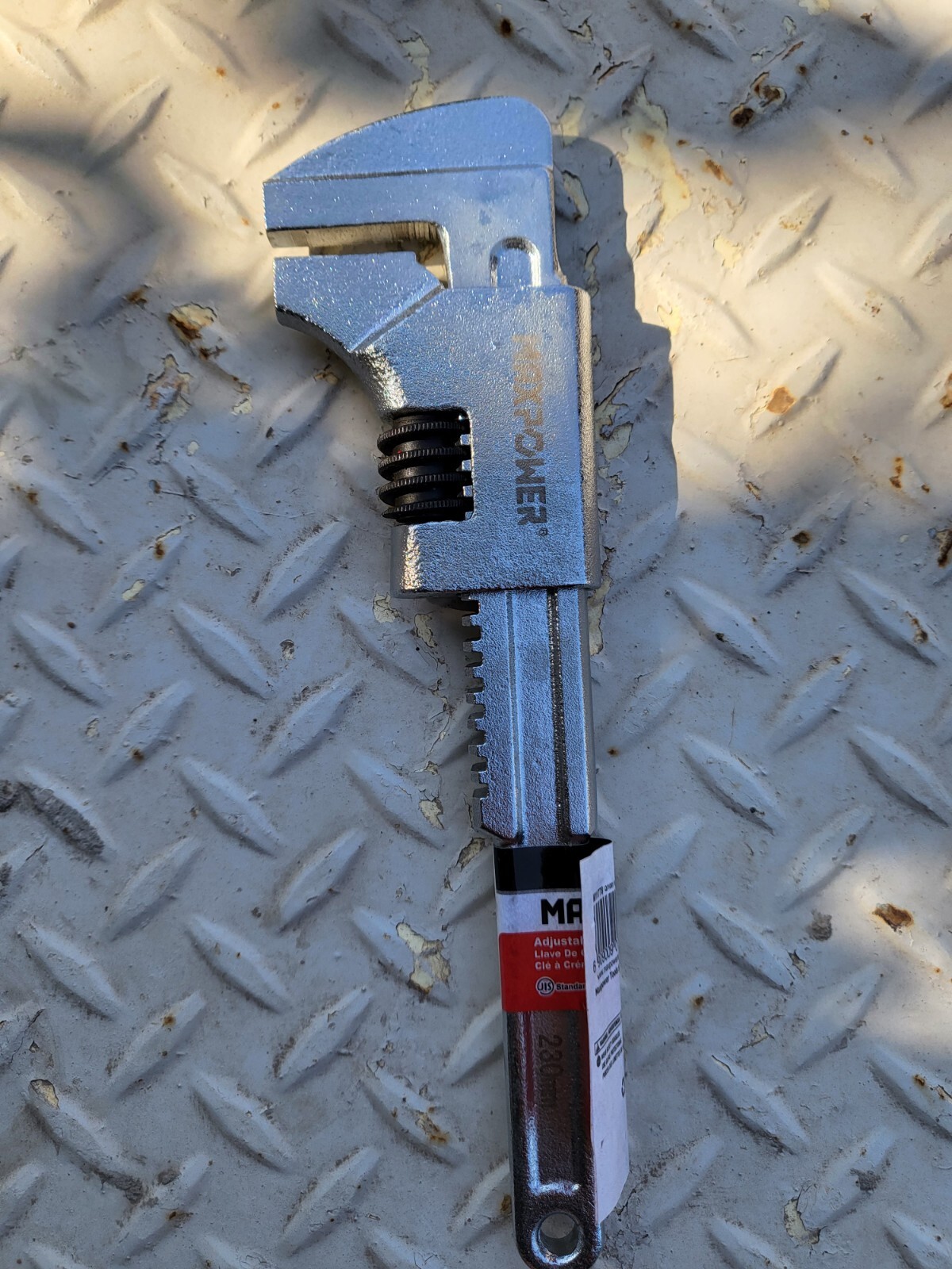 Westward 39Cg48 9 In L 2 1/3 In Cap. Alloy Steel Monkey Wrench