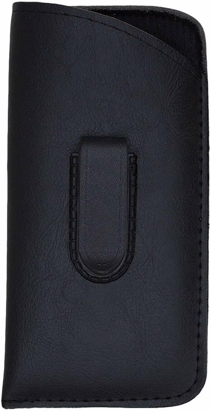 Slip In Glasses Case Sleeve with Pocket Clip – Protects Eyewear from Damages