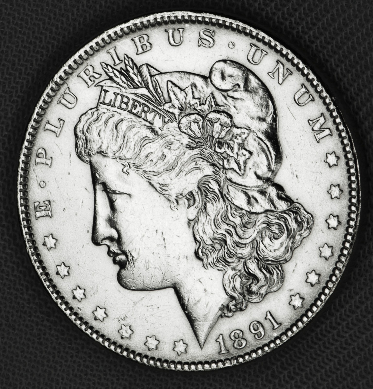 1891-p Silver Dollar.      High Grade   (Inventory A)