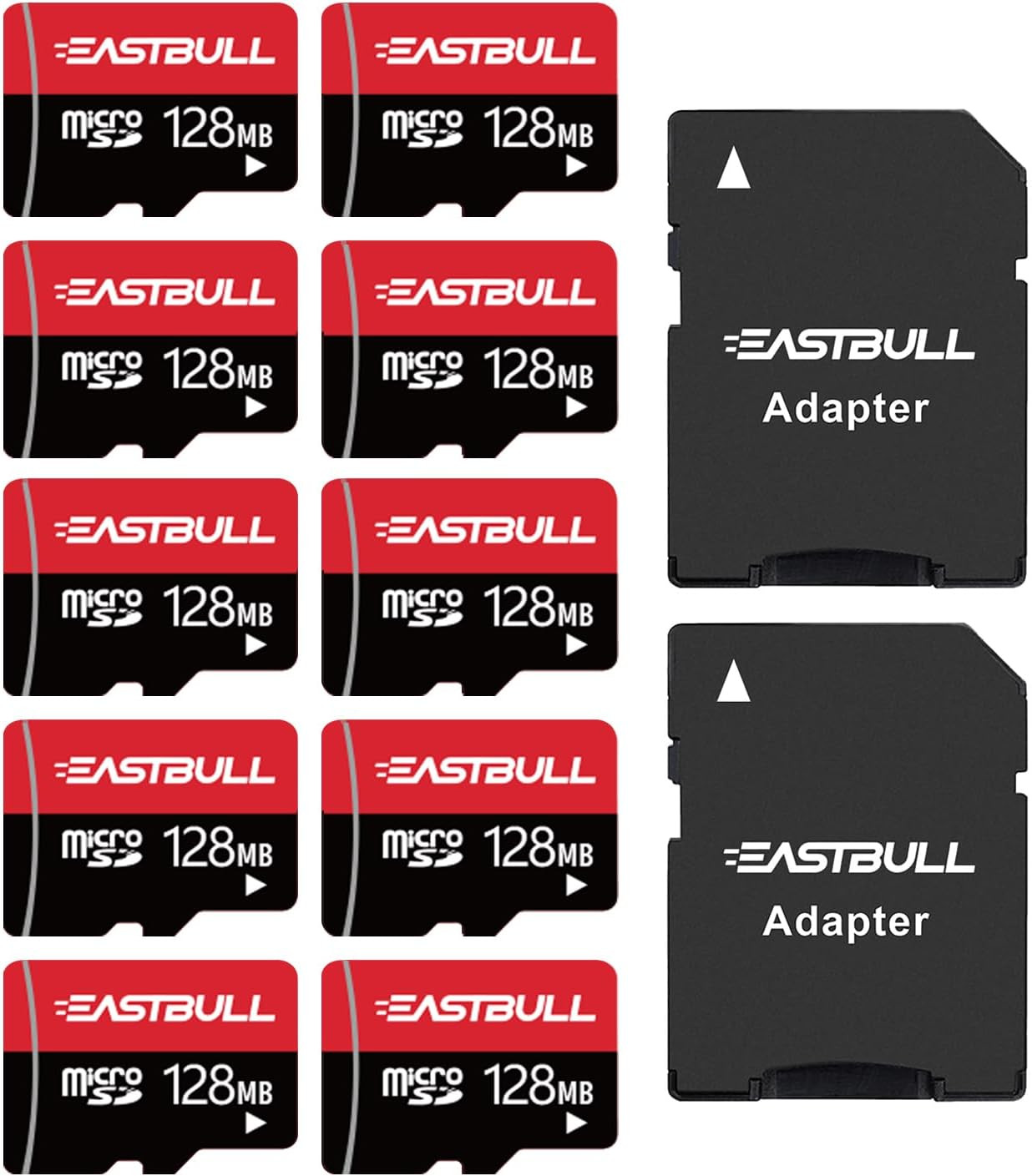(Not 128GB) 128MB 10-Pack of Micro SD Cards,  SD Memory Cards 128MB SD Cards Pac