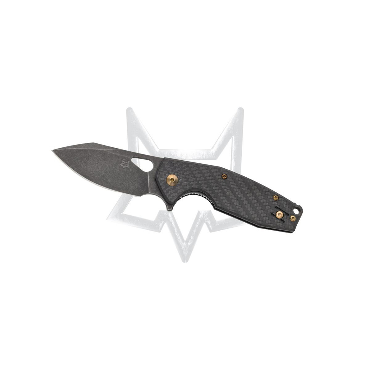 FOX Knives Yaru 527LI-CF Liner Lock Carbon Fiber PVD M398 Stainless Pocket Knife