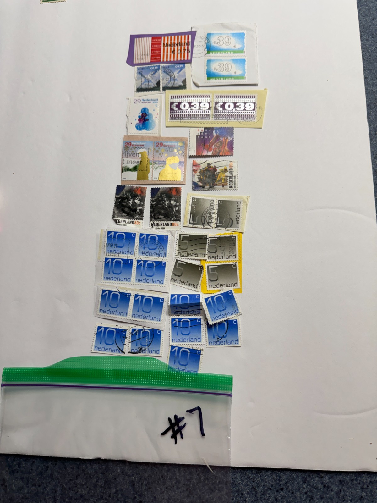 Vintage Stamp Lot from Nederlands