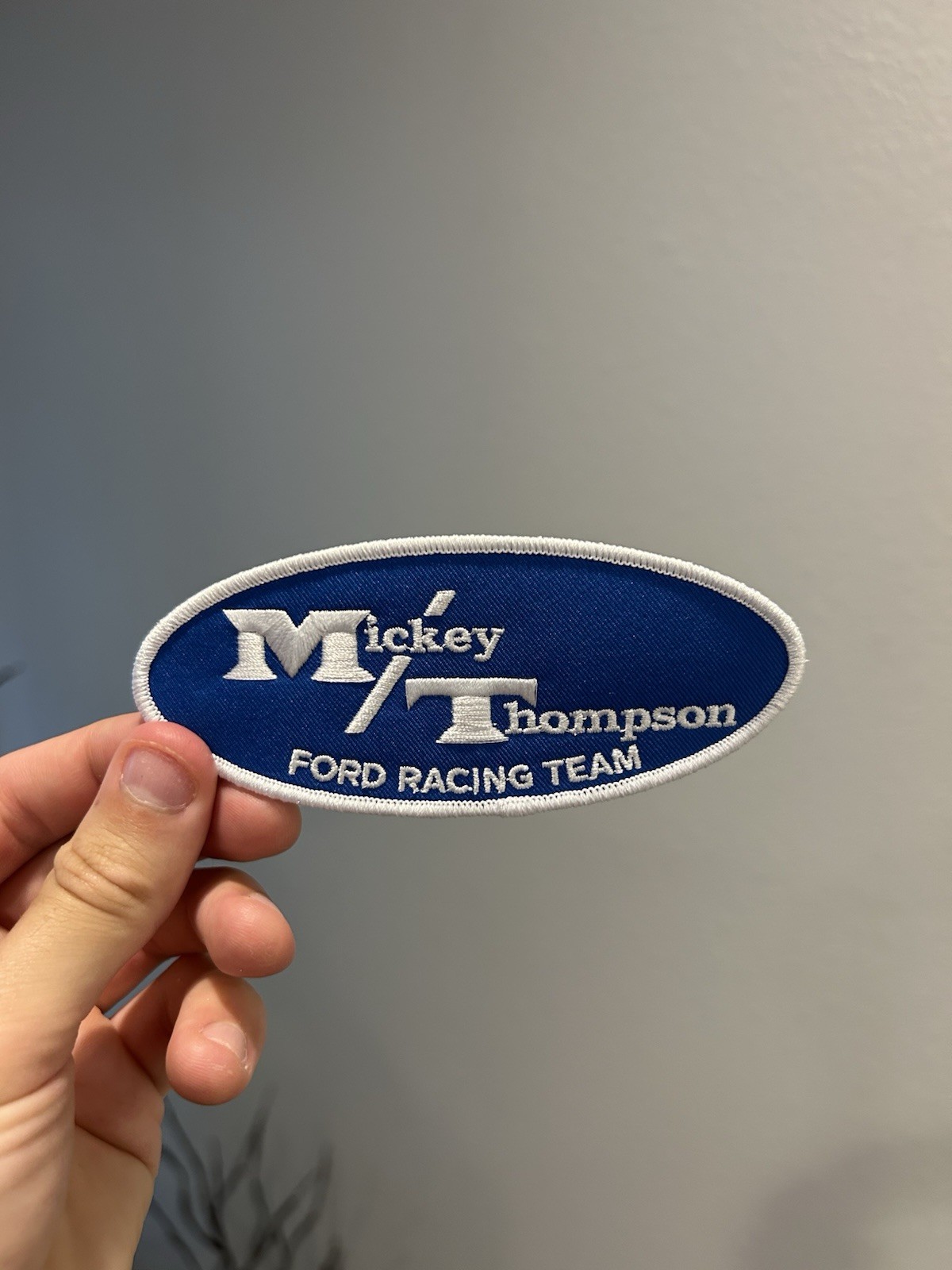 Retro Mickey Thompson Ford Racing Team Patch