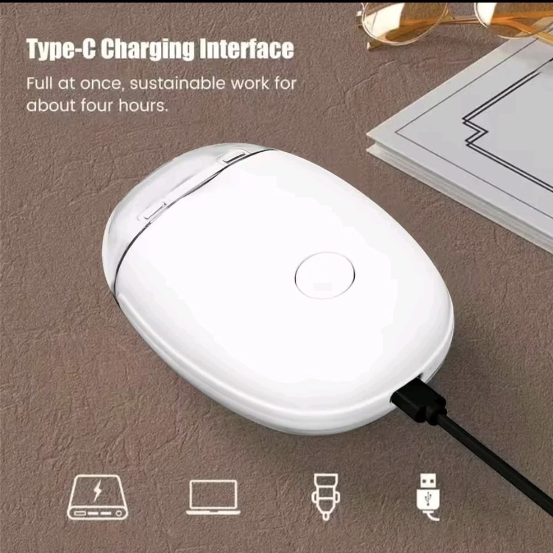 Electric Nail Grinder Automatic LED Trimmer Toe Cutter Clipper Rechargeable