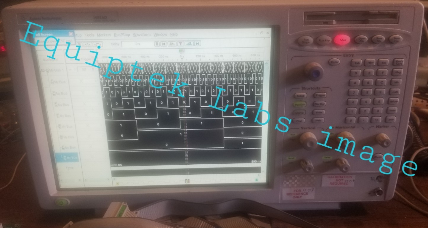 Agilent 1681AD Logic Analyzer 102 Ch. 800 MHz TESTED! ALL PROBES INCLUDED!