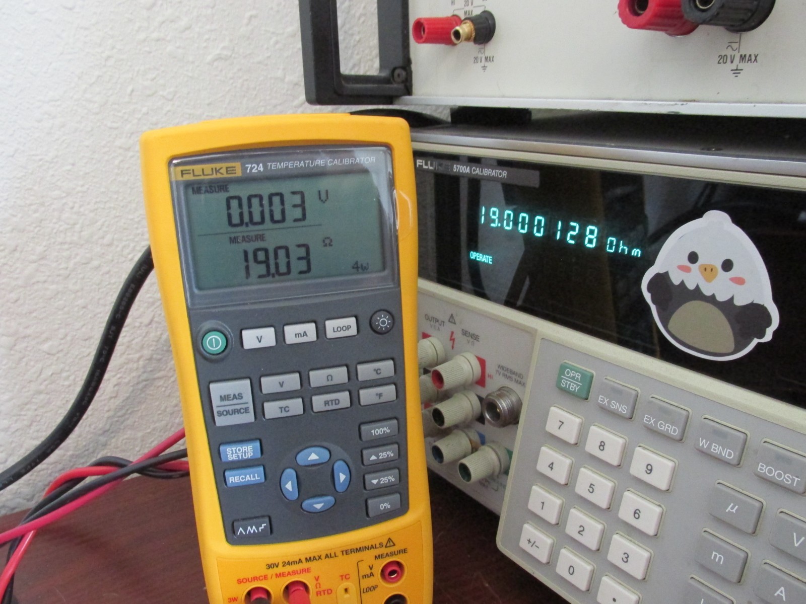 Fluke 724 Temperature Calibrator **TESTED to Fluke Performance Verification**