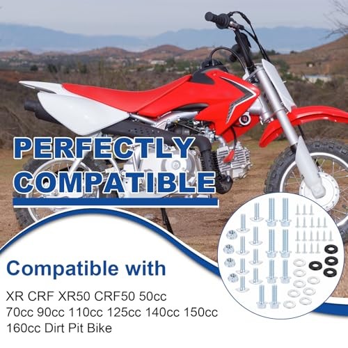CRF50 Plastic Fairing Tank Mount Bolt Kit for compatible with XR50 CRF50 SDG