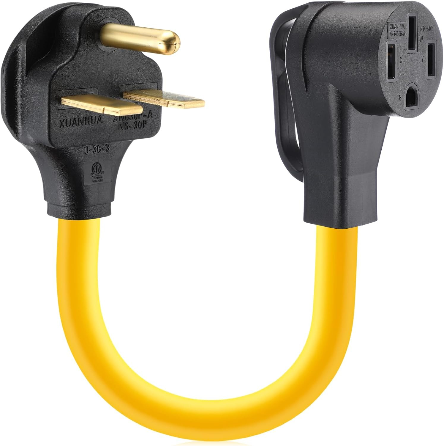 NEMA 6-30P to 14-50R EV Charger Adapter Cord 30 Amp Welder to 50 Amp EV for Leve