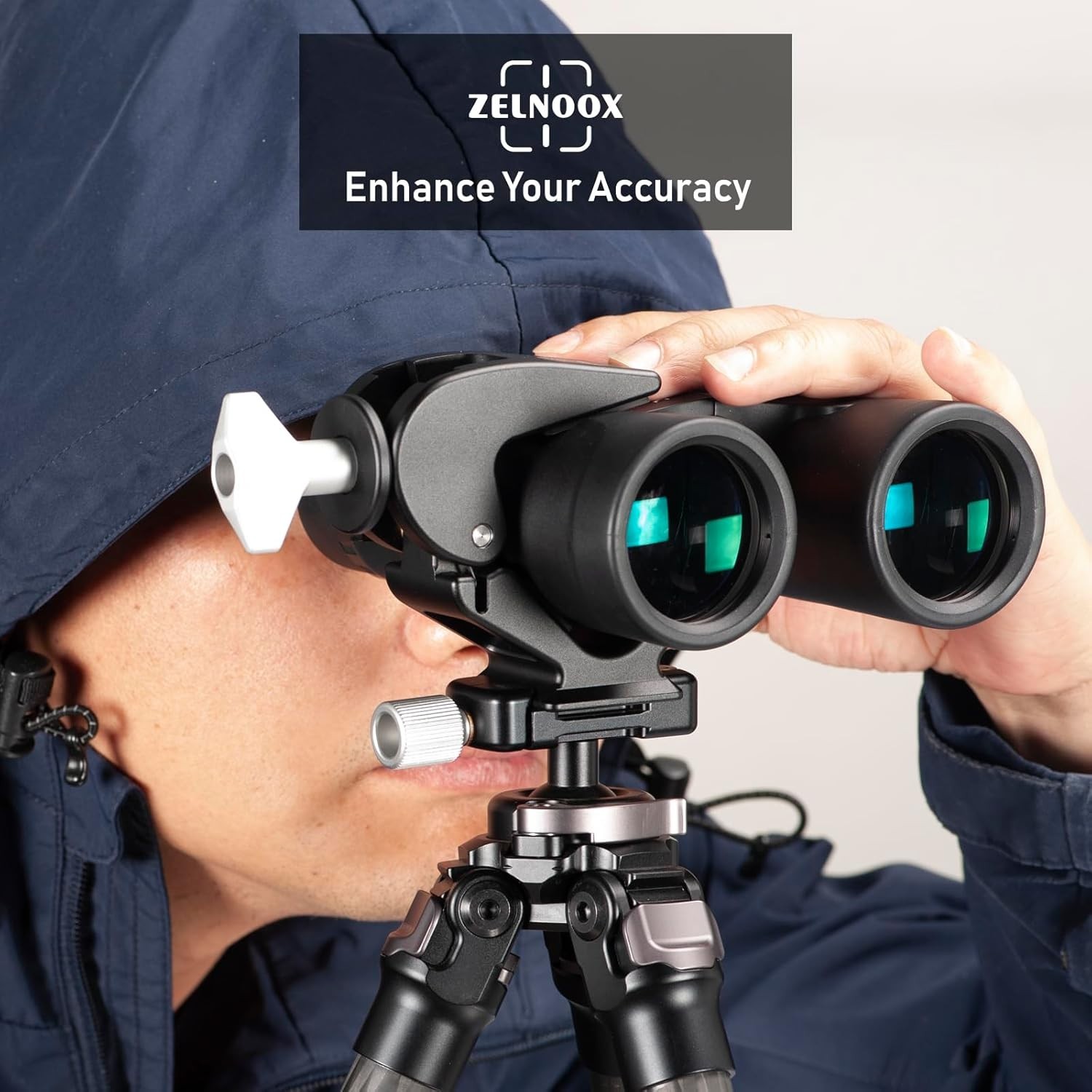 Quick-Release Binocular Tripod Clamp for Optimal Viewing