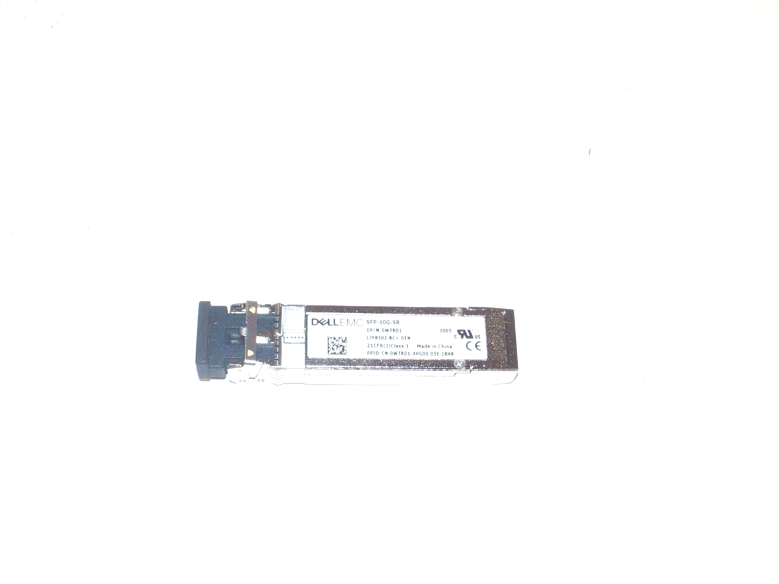 Dell 10GB 850nm FC SR 300m SFP+ Transceiver Module WTRD1 FTLX8571D3BCL-FC