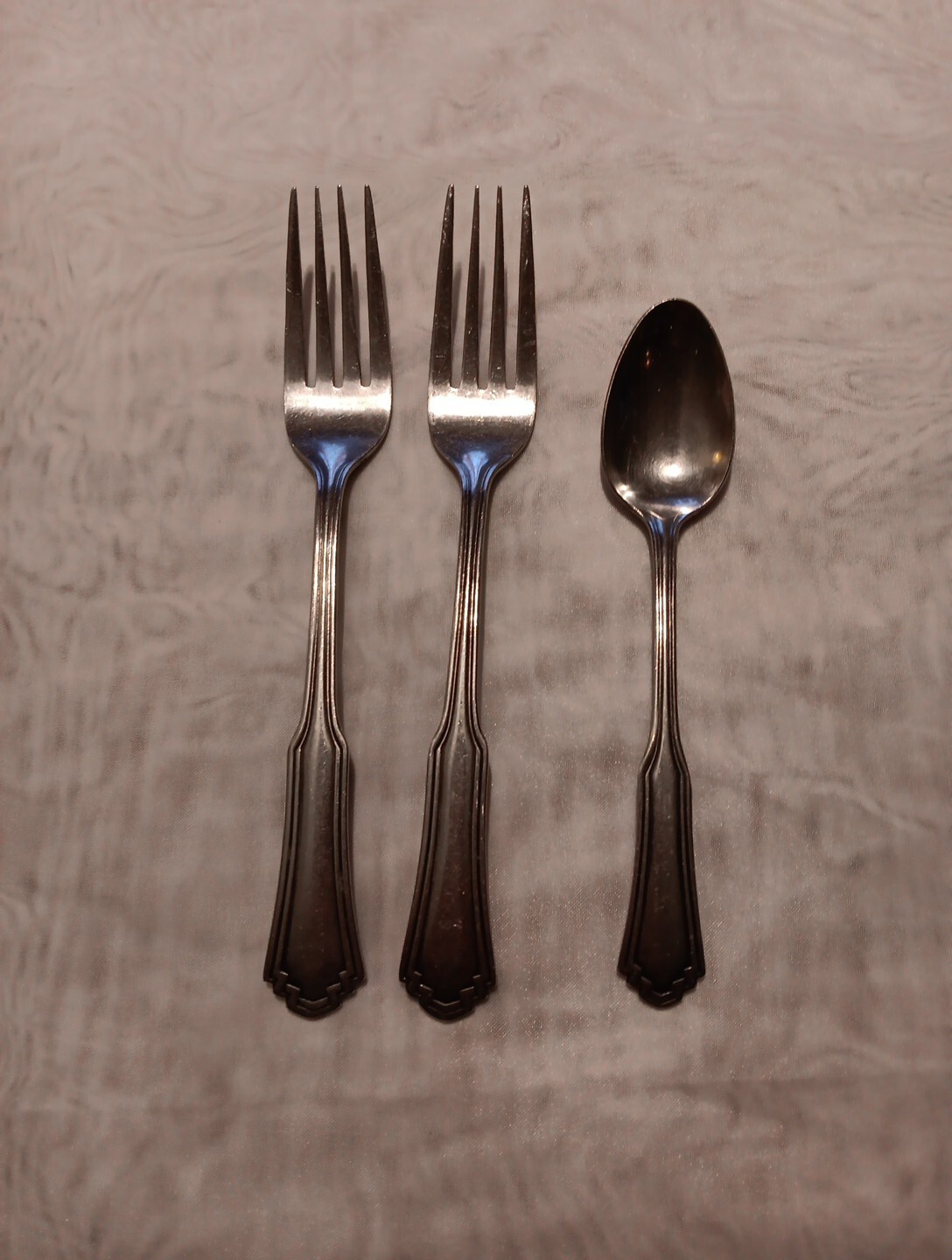 Rogers Alberta Pattern Dinner Fork 2, Teaspoon 1, Cutlery Replacement Deco