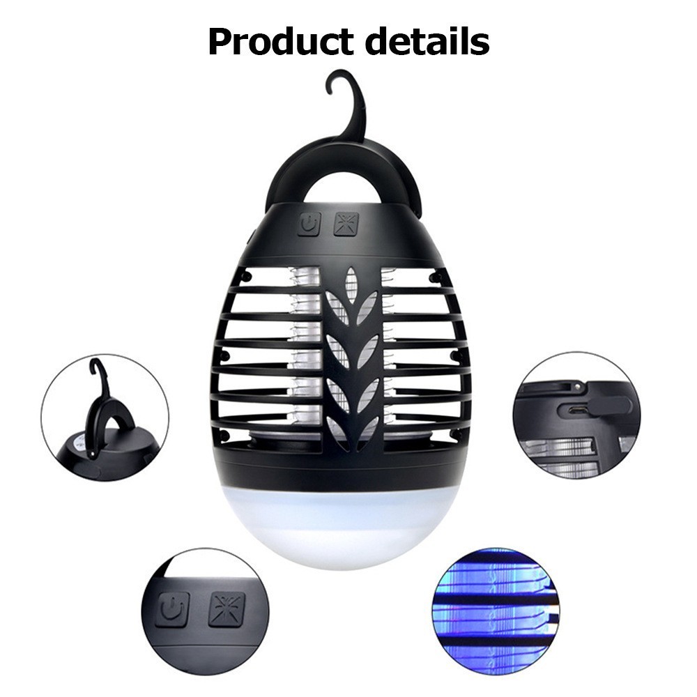Electric Fly Bug Zapper Mosquito Insect Killer LED Light Control Lamp 2 PACK New