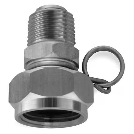 Sani-Lav N11s Swivel Hose Adapt, Ss, 1/2 Inmnpt, 2 In L