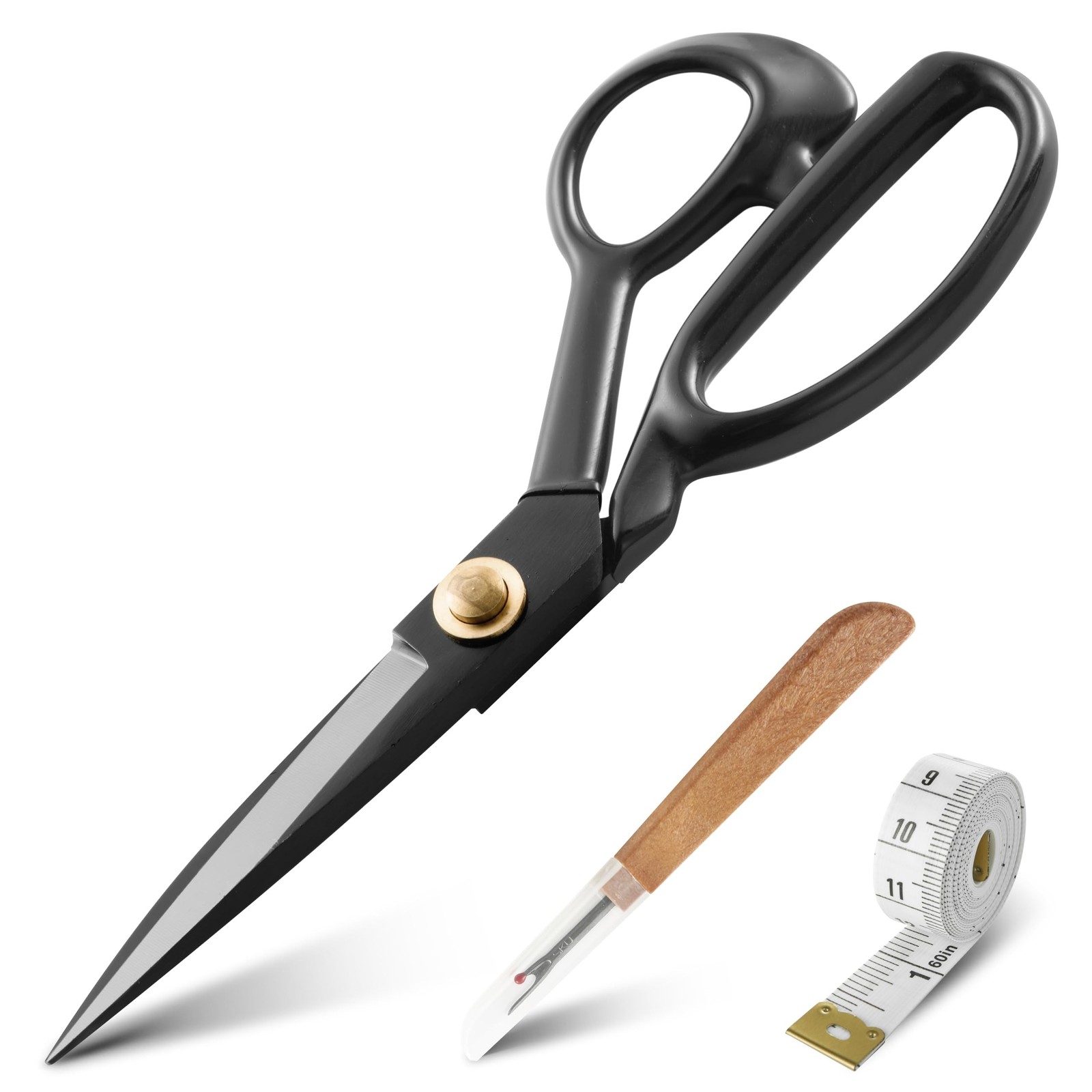 Fabric Scissors, Heavy Duty 8 inch Sewing Scissors for Leather Tailor,Tailori...