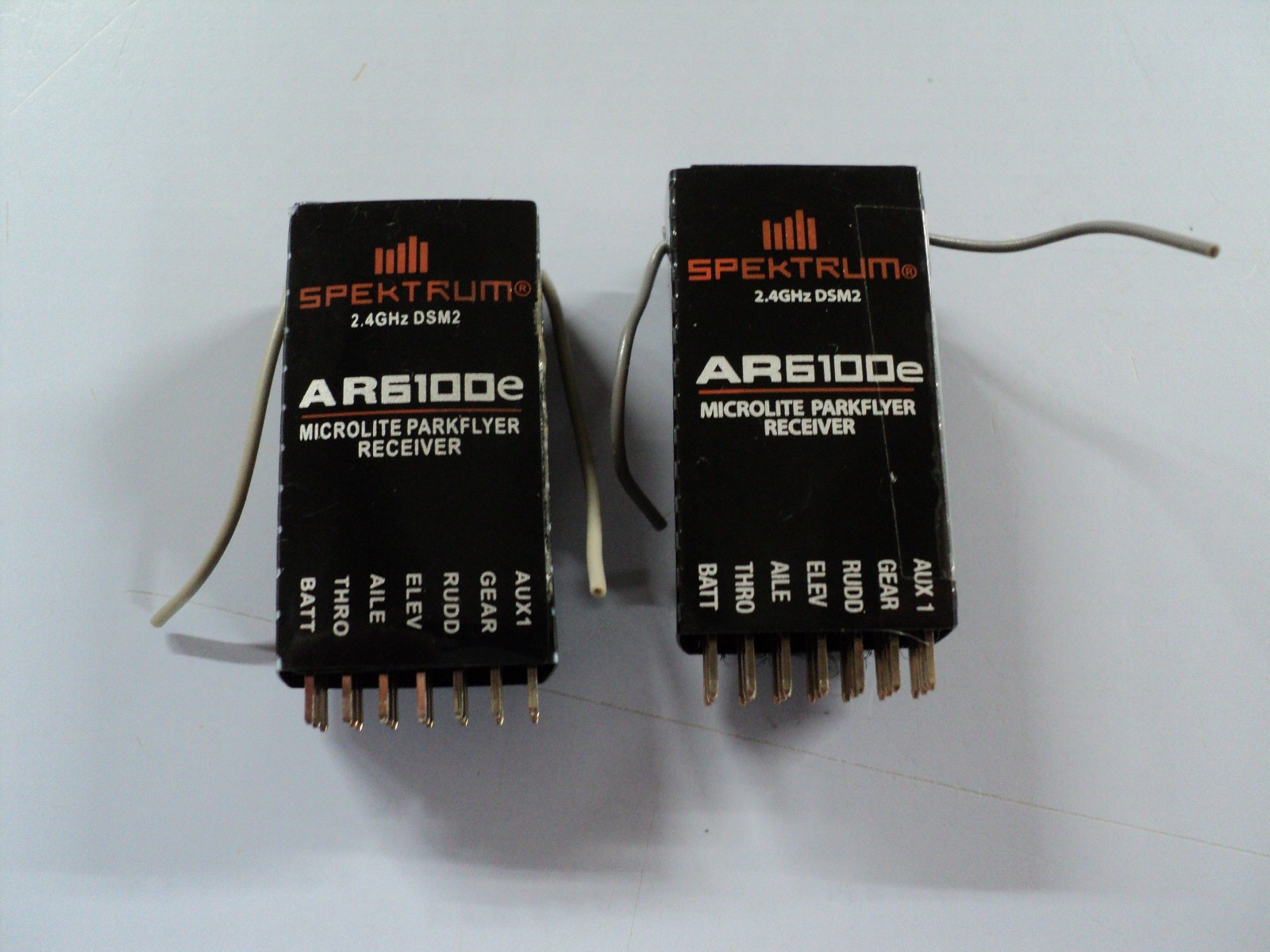 2) Spektrum AR6100e Microlite Parkflyer Recievers For RC Airplanes Tested works