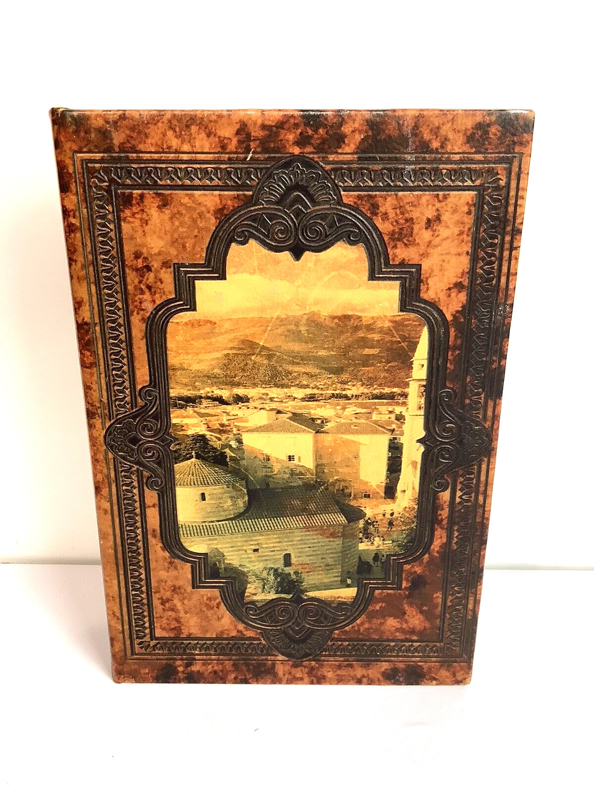 Vintage Middle Eastern Themed Hidden Storage Book