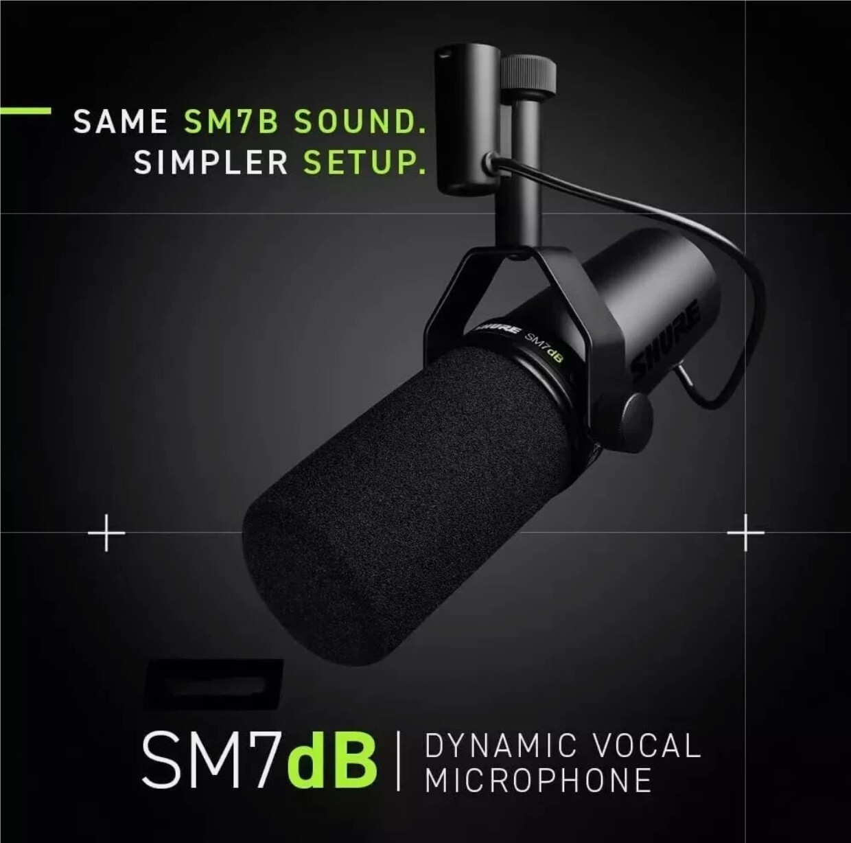 NEW SM7dB Dynamic Microphone Built-In Preamp Streaming Podcast Recording