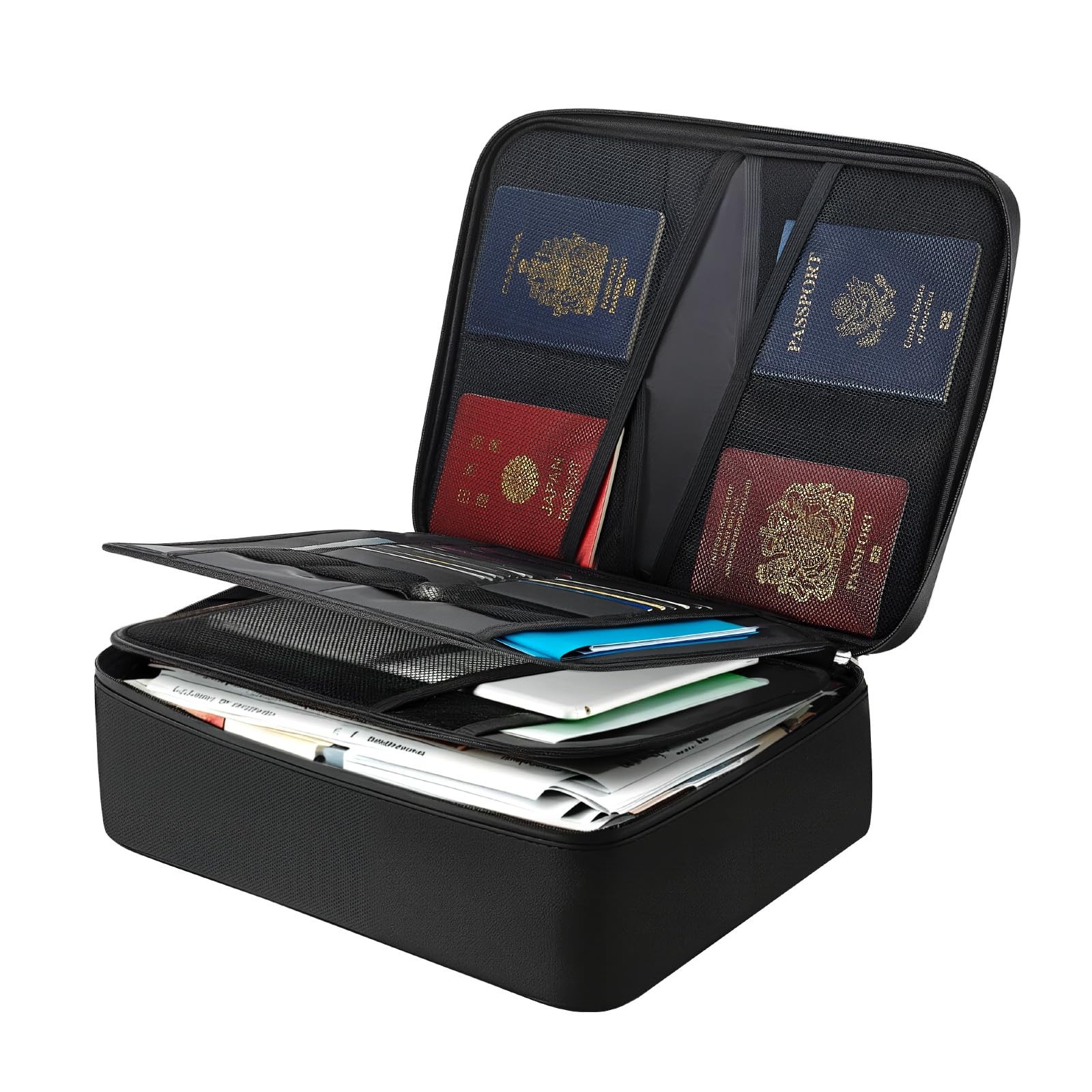 VEVOR Fireproof Document Box, 1832 ℉ Heat Insulated 14.17 x 10.83 x 4.33 in