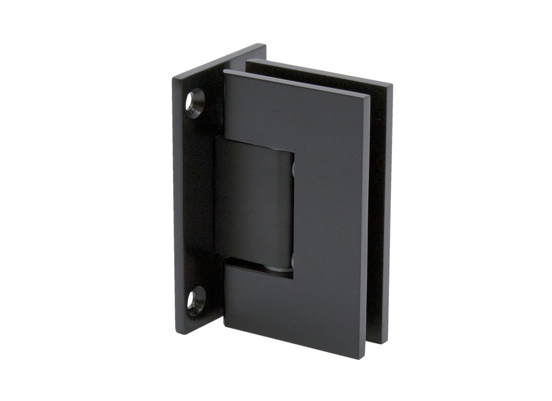 FHC GLENF1MB Glendale Series Wall Mount Hinge - Full Back Plate - Matte Black
