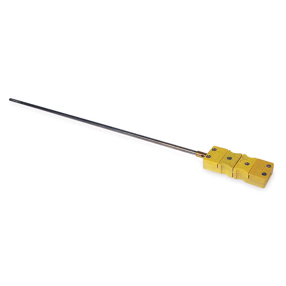 TEMPCO MTA00804 Thermocouple Probe,Type K,12" L 5ZY12