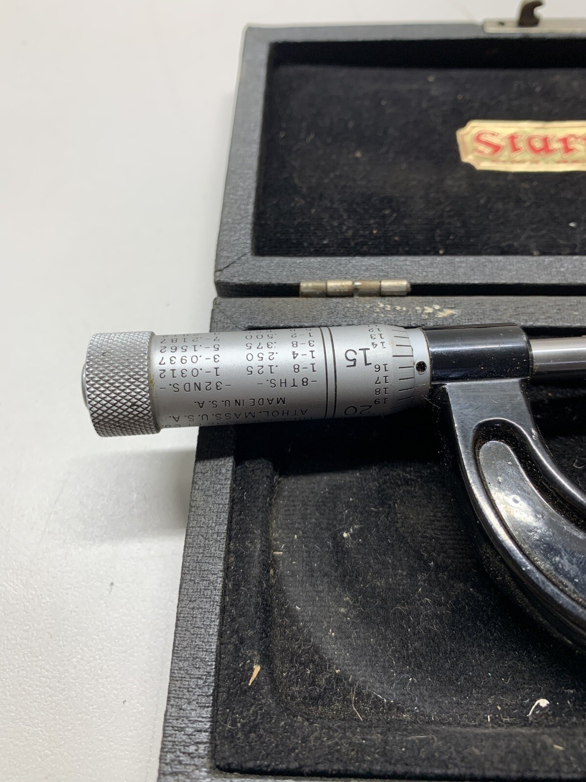 Vintage Starrett Micrometer No 211-1” Inch