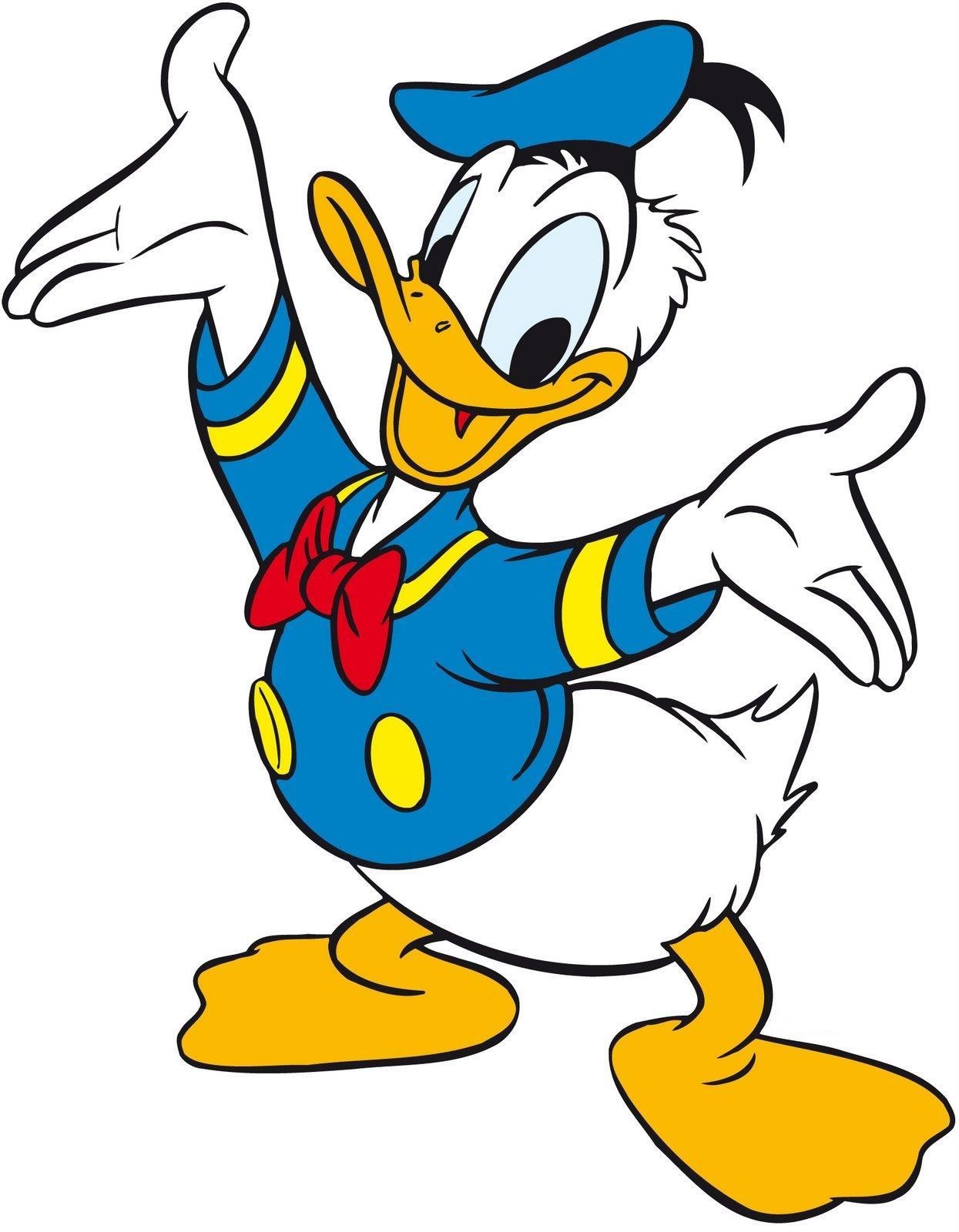 Donald Duck # 10 - 8 x 10 Tee Shirt Iron On Transfer