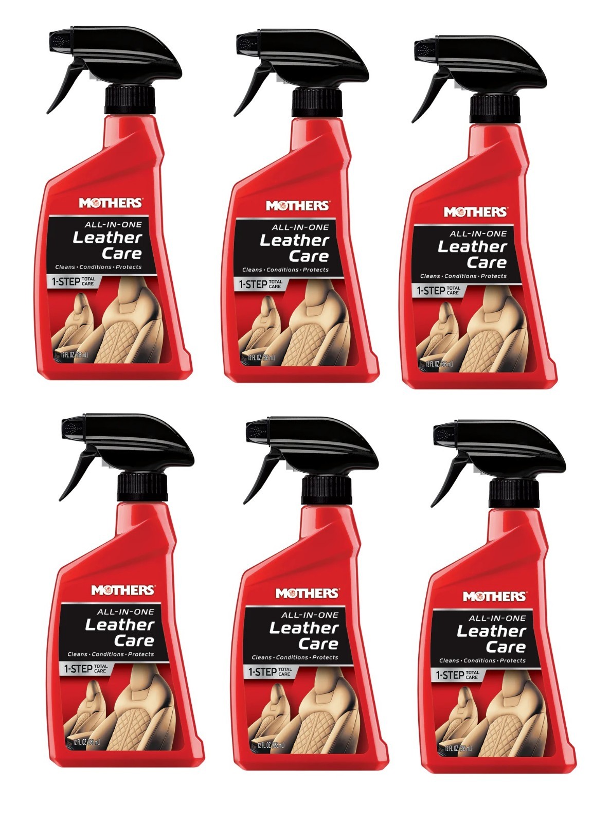 Lot of 12 Mothers All In One Leather care 12 Fl Oz Cleans, Conditions & Protects