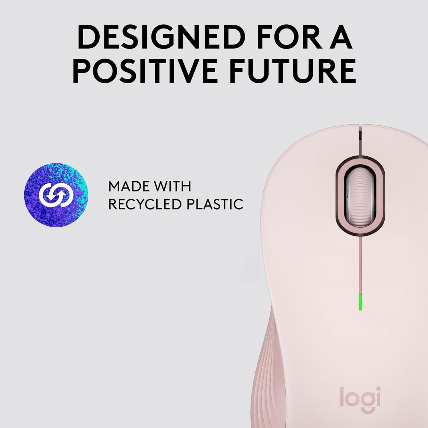 Logitech Signature M550 Wireless Mouse Computer Laptop Multi-Device PC Mac Rose