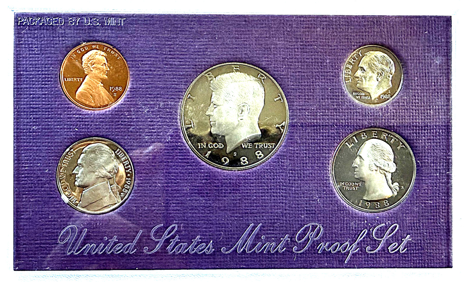 1988-S PROOF SET / EXTREMELY RARE / HARD TO FIND / UNC / ONLY (3,031,287) MINTED