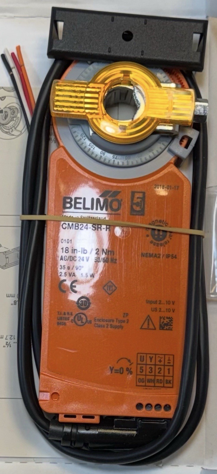 Belimo CMB24-SR-R Spring Return Damper Actuator 24 V MPN CMB24-SR-R