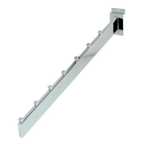 New Chrome 7-Cube Slatwall Waterfall Hooks 1 pc