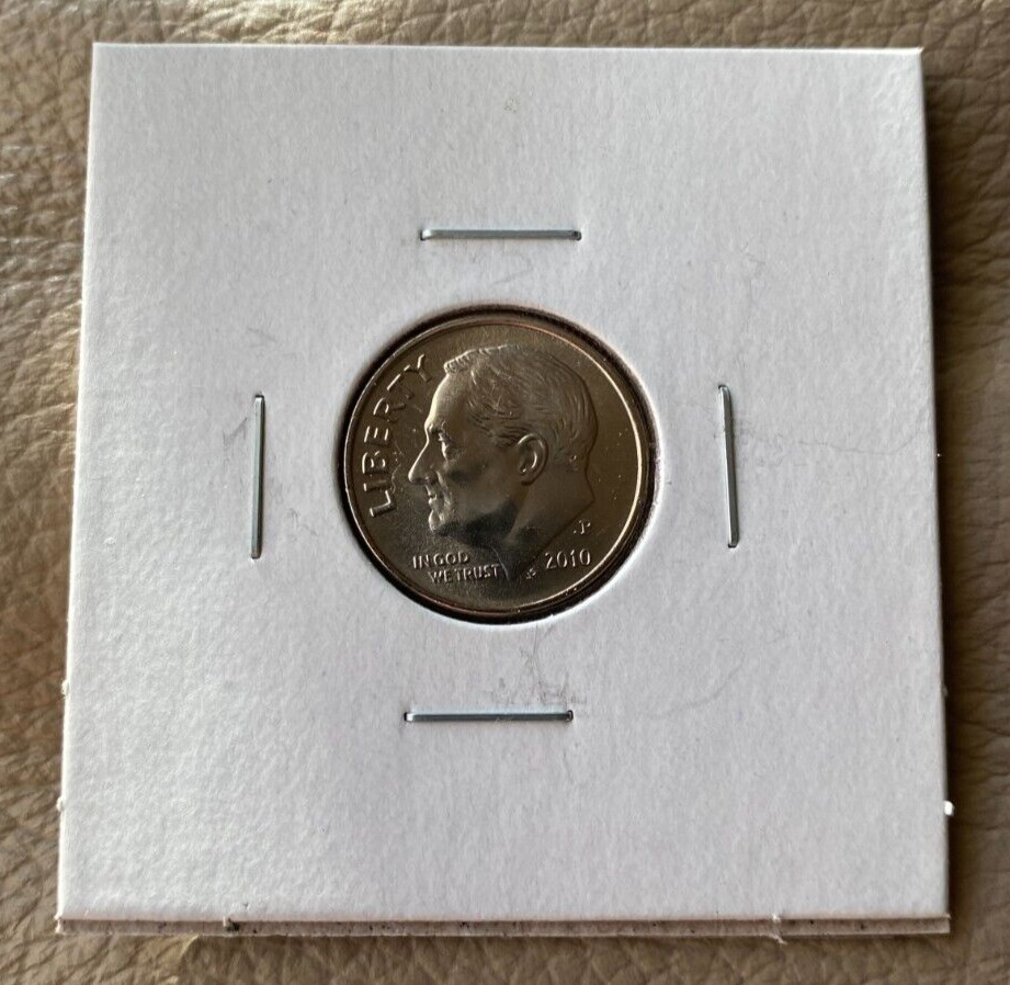 2010 - P - Roosevelt Dime + Protective Coin Holder