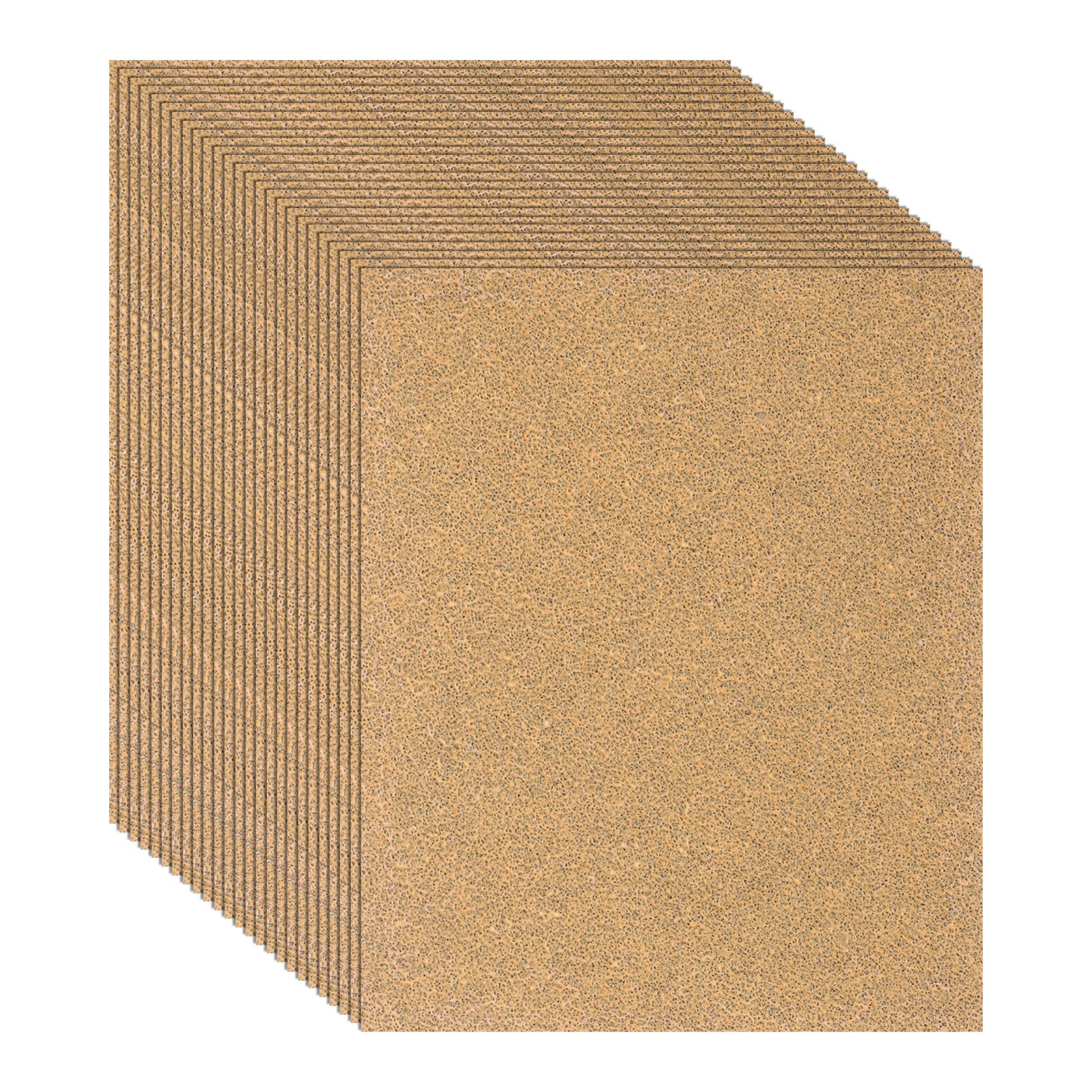 25 Pack 4.5" x 5.5" Sandpaper, 40 Grit Sand Papers for Wood Furniture Floor