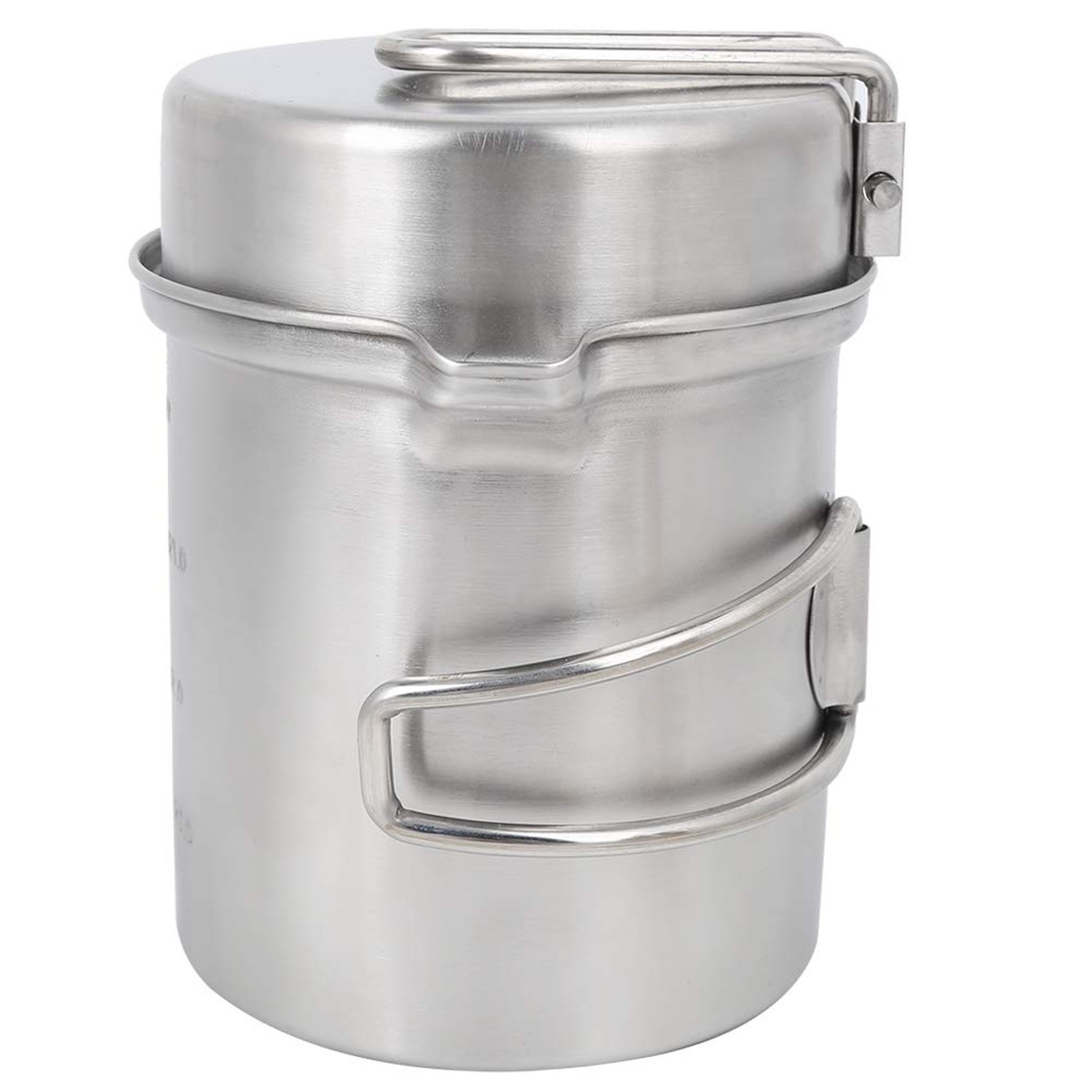 Outdoor Mountaineering Pot, Small Camping Pot, Portable Cooking Pot Backpacki...
