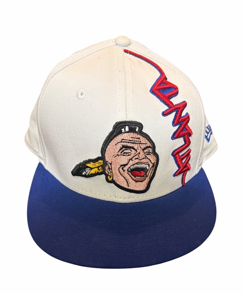 Rare Banned Logo Atlanta Braves MLB New Era 59fifty Chief Noc A Homa 7 1/4