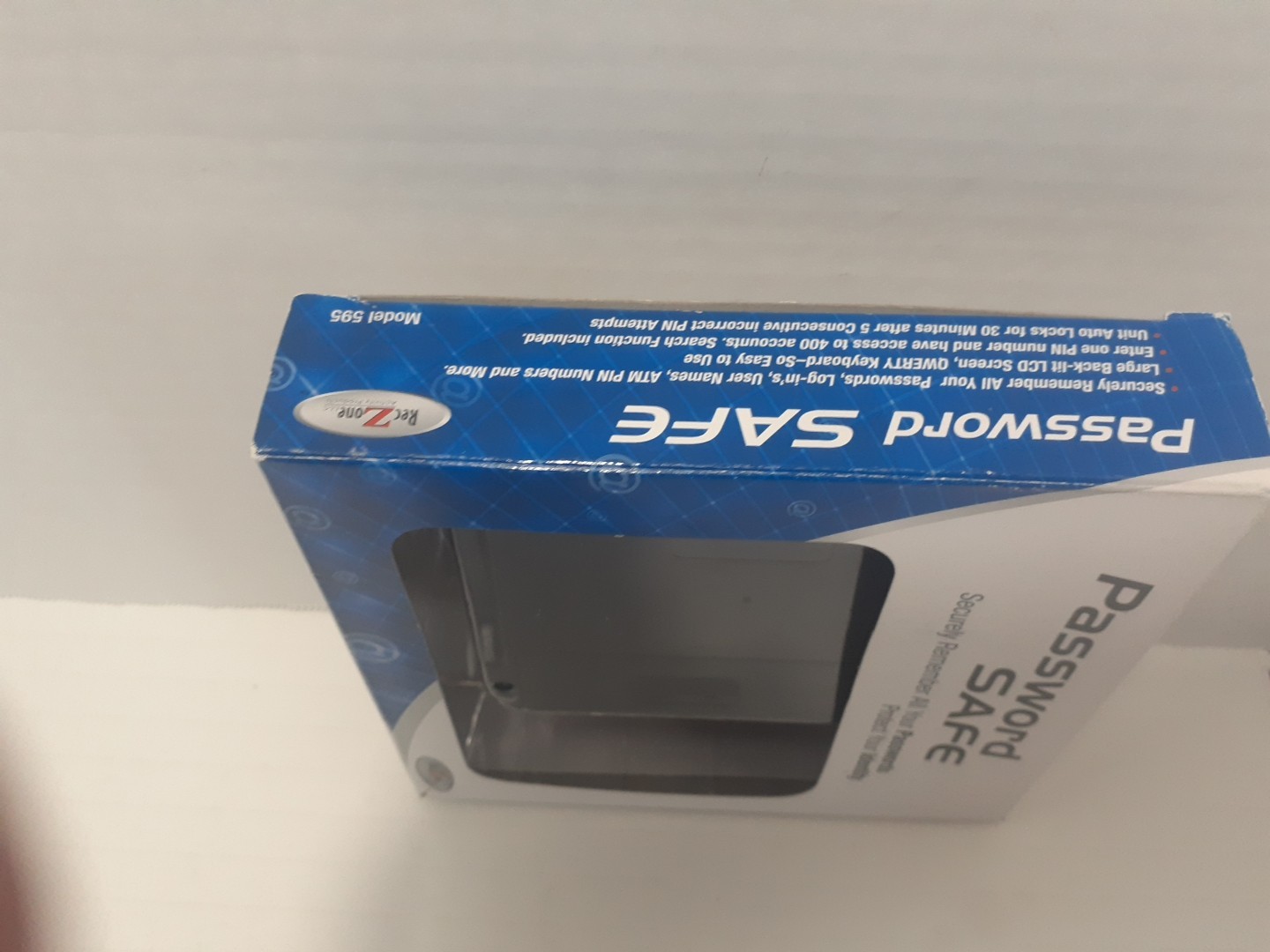 PASSWORD Keeper SAFE VAULT Password Organizer RecZone Model 595 Open Box