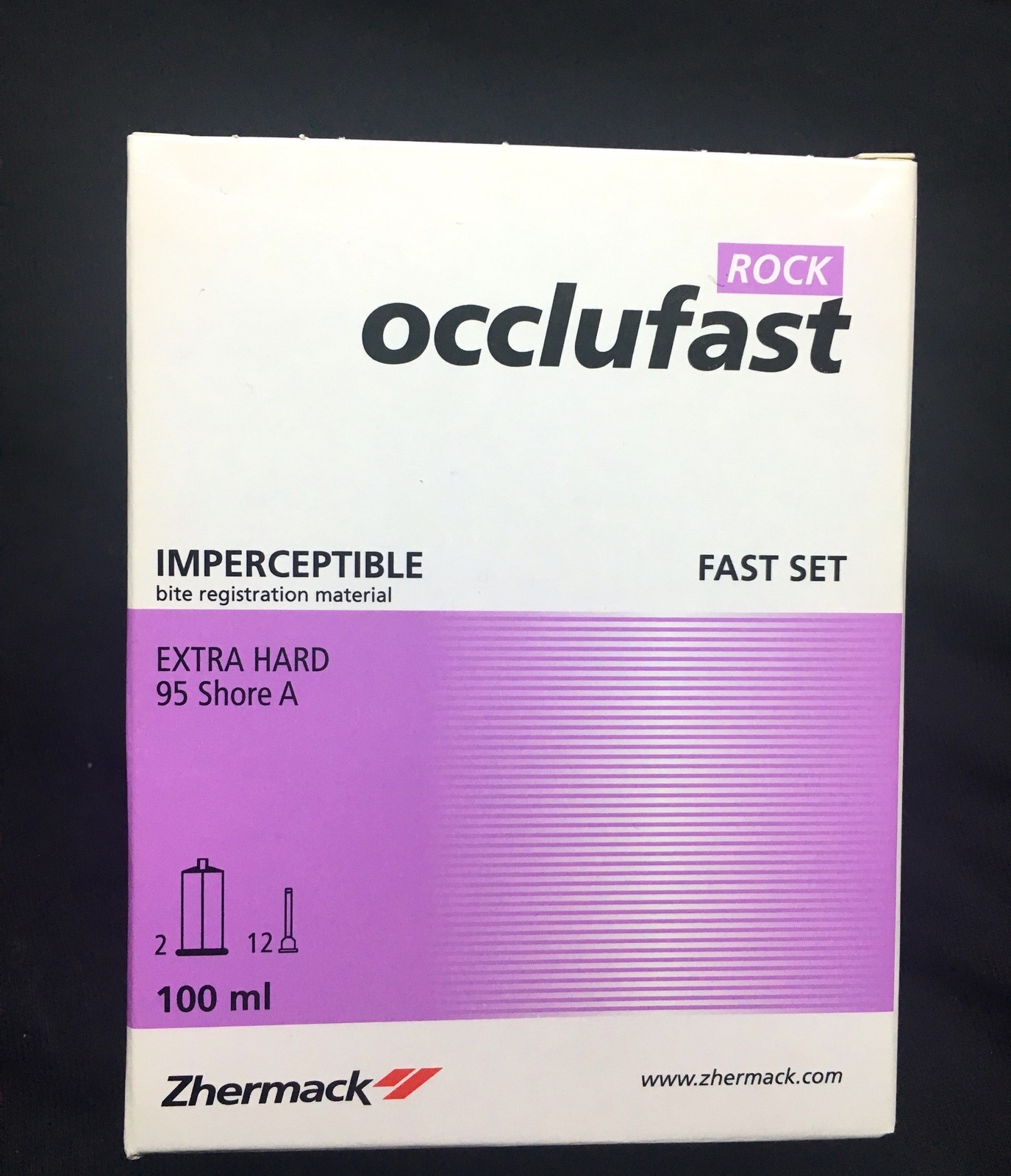 Occlufast Rock Extra-Hard Fast-Set - Bite Registration #C200726 Exp: 2028-09