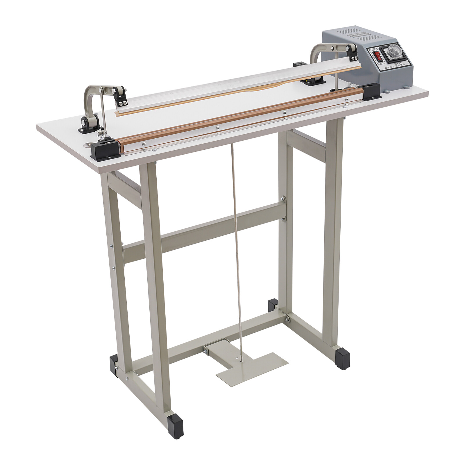 22.83" Foot Pedal Impulse Sealer heat sealing machine,Plastic Bag sealer AC110V