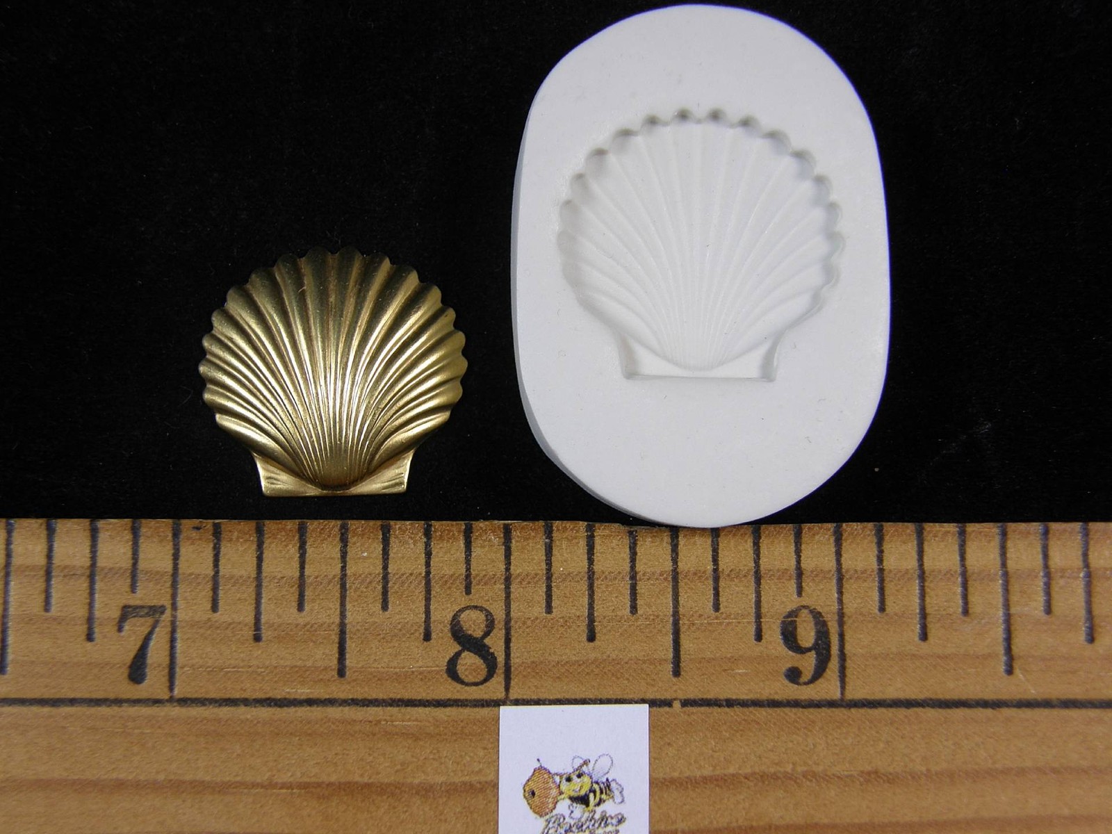 Clam Shell Polymer Clay Mold (#MD1369)
