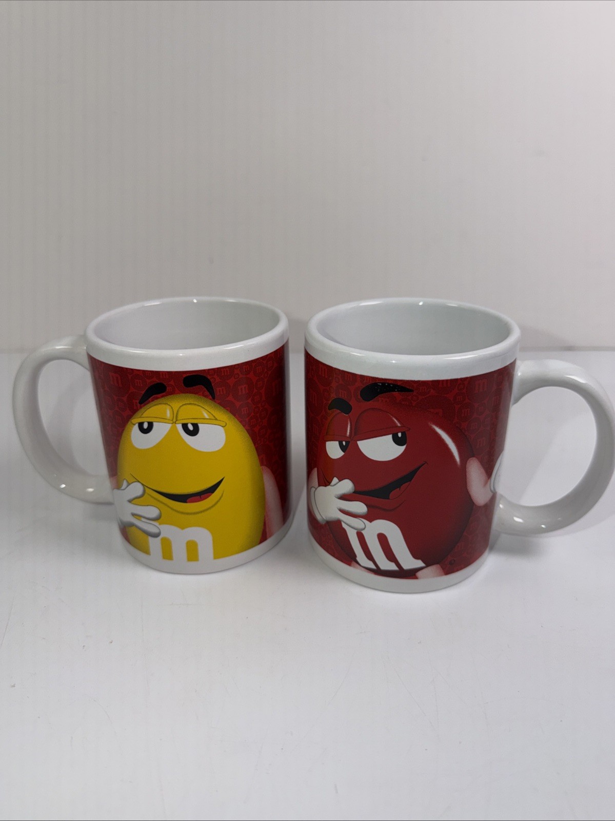 2015 Edition Red And Yellow M&M Mugs