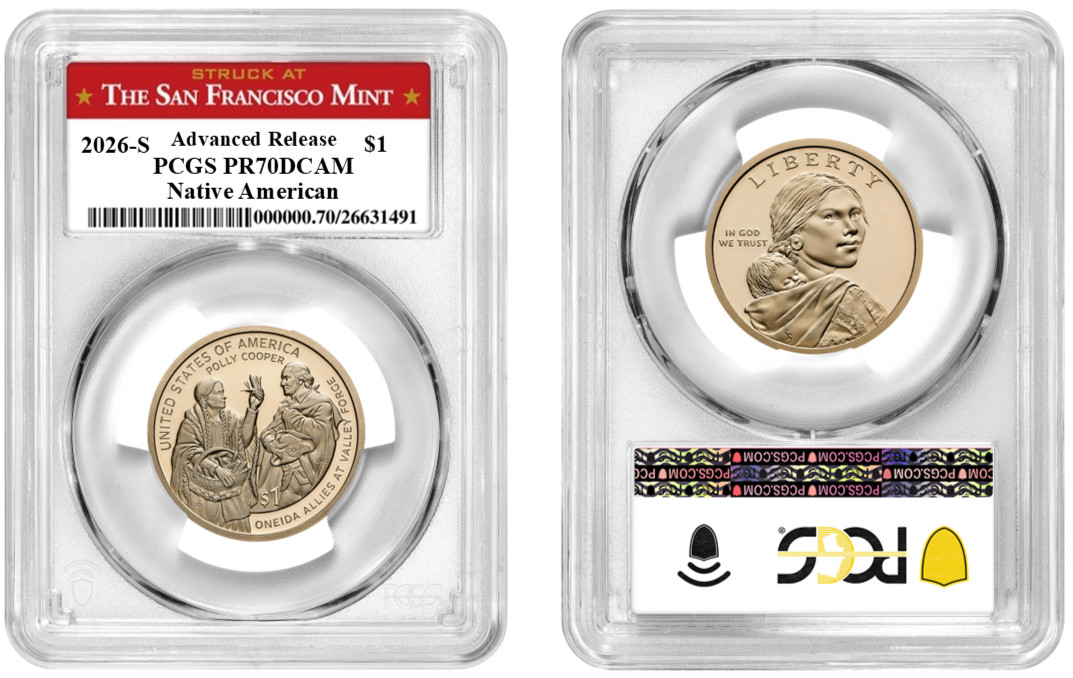 2026 S Native American $1 PCGS PR70DCAM Advanced Release #98