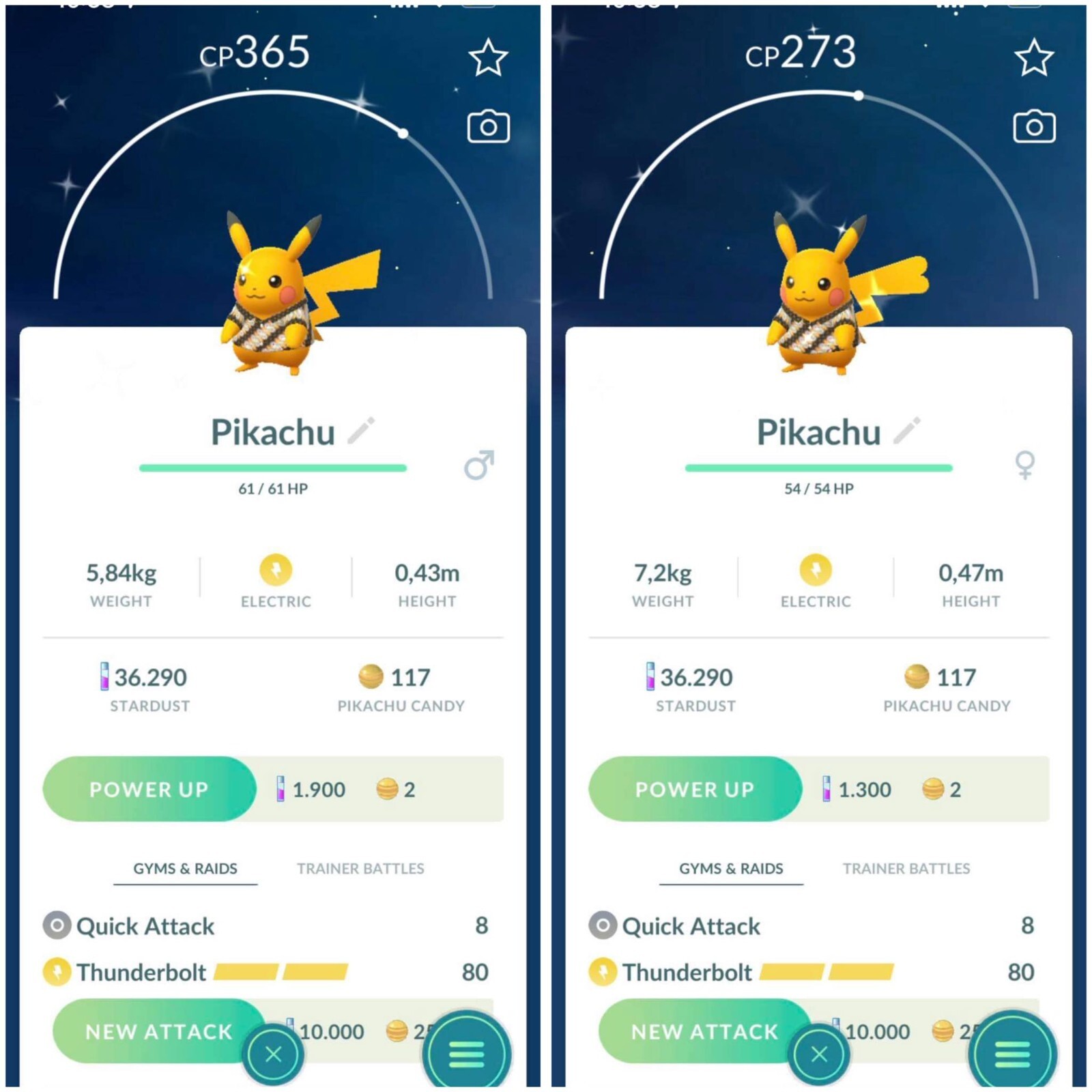 - Shiny Pikachu wearing a batik shirt black Bali * TRADE 20k stardust