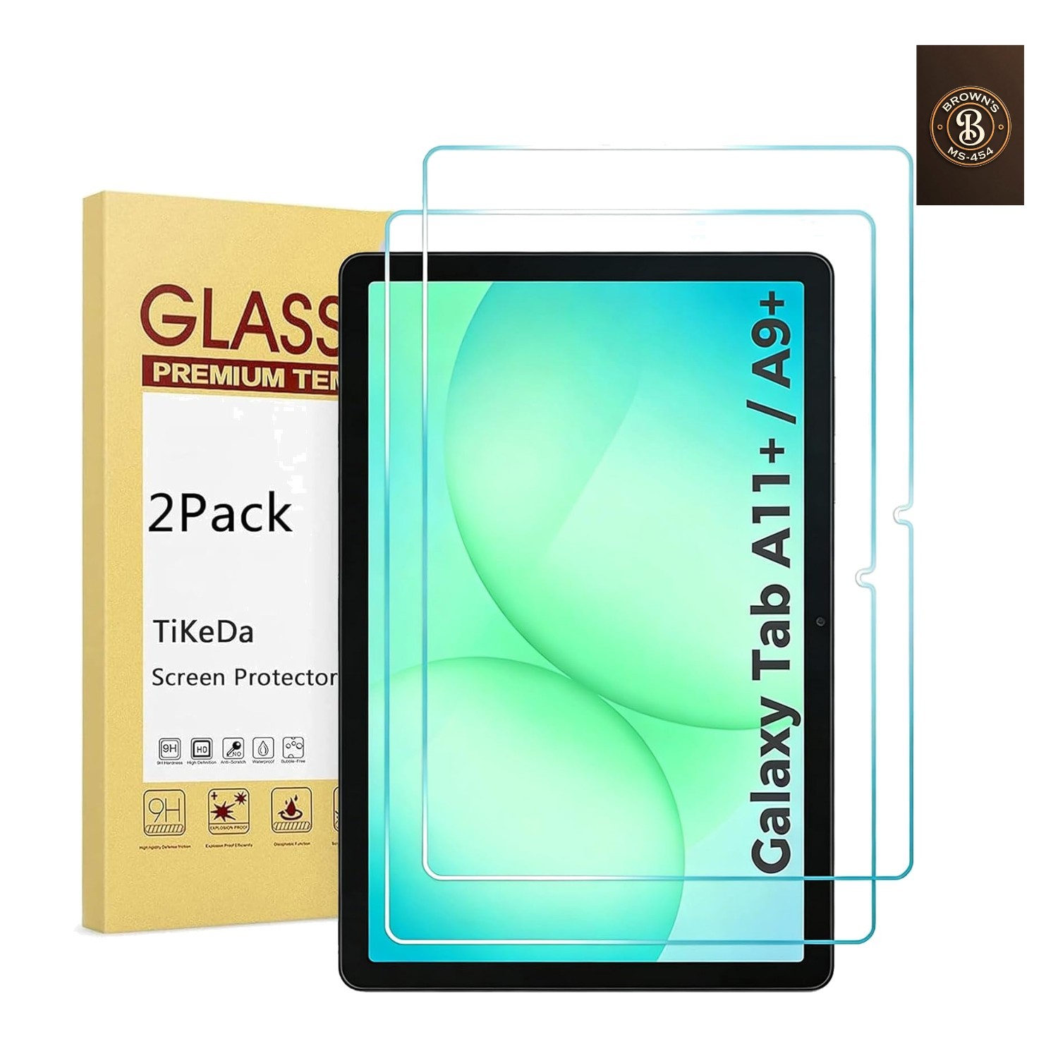 2 Pack Screen Protector for Galaxy Tab A11 Plus 2025 / Tab A9 Plus 11 Inch 20...